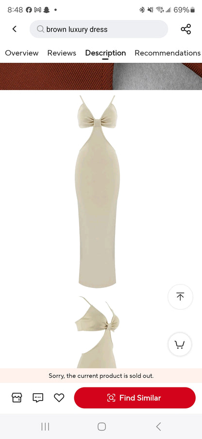 Seal The Deal Bandage Maxi Dress