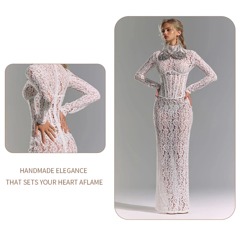 Eleeza Corset Maxi Dress