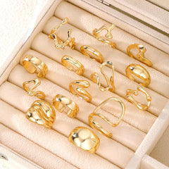 15Pcs Retro Boho Rings Set