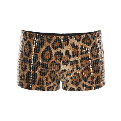 Sequined Mini Short