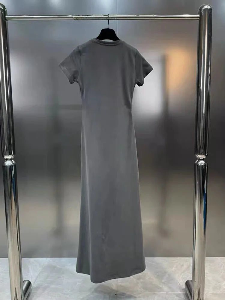 Pearl Bow Shirt Dress
