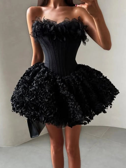 Princessa Floral Vorset Mini Dress