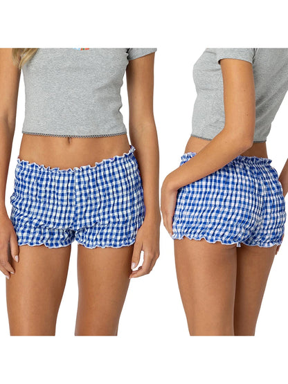 Gennie Plaid Short