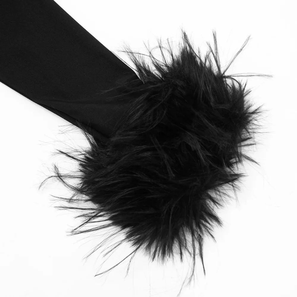 Rissa Fur Jumpsuit