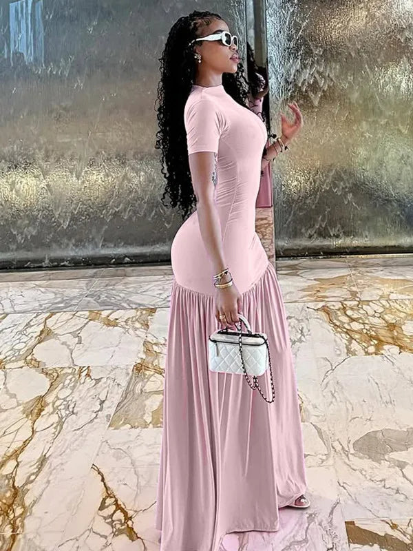 Yvana Ruffle Maxi Dress