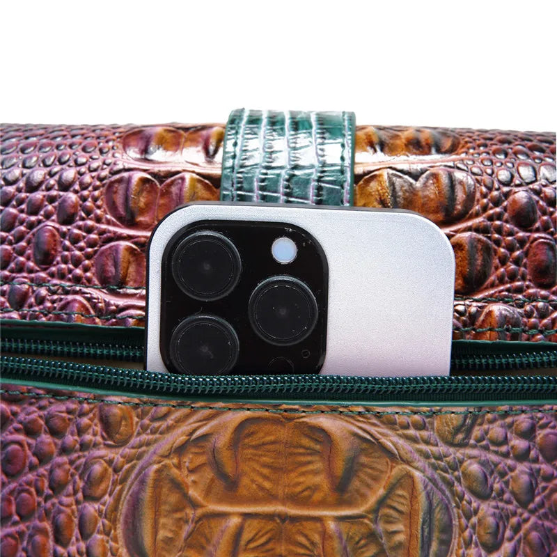 Reptile Pattern Crossbody Bag