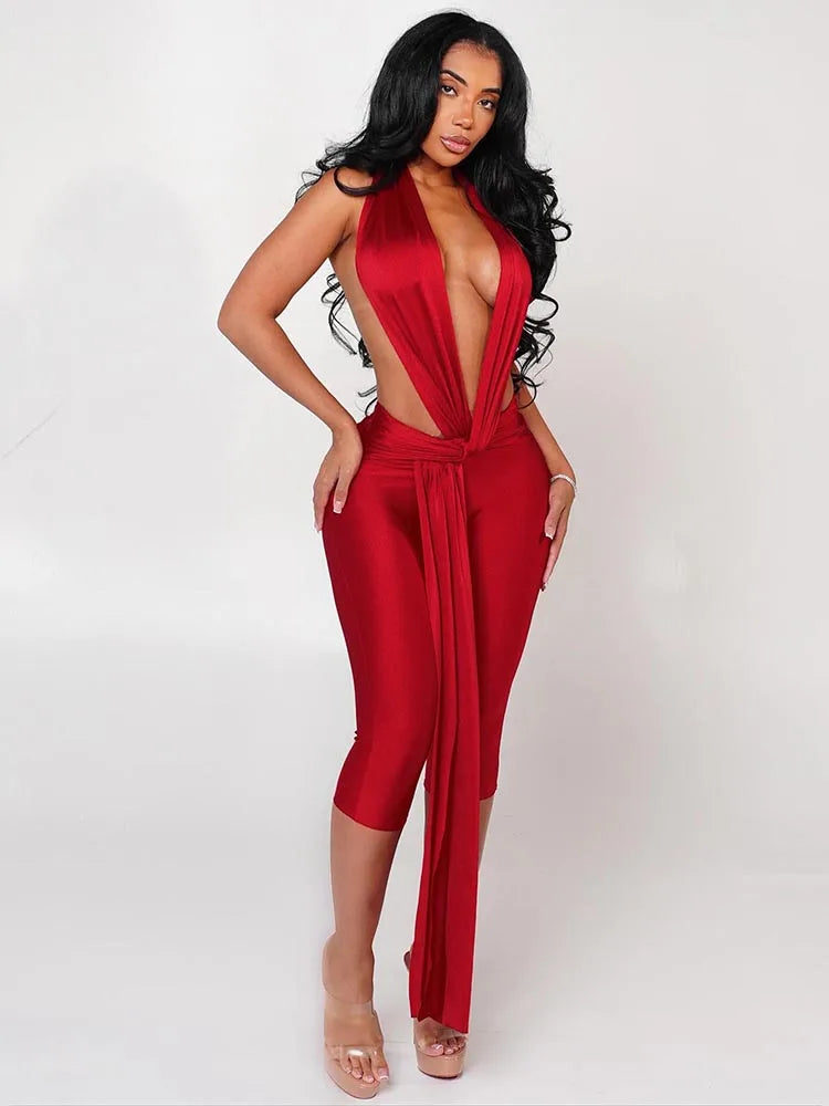 Wanda Backless Romper