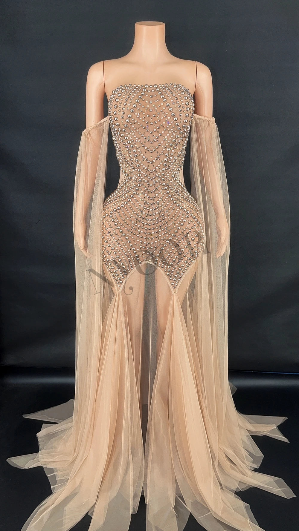 Helena Sheer Maxi Dress