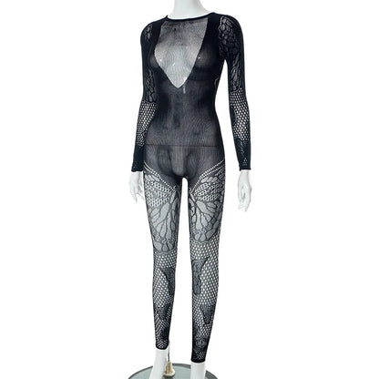 Cierra Mesh Jumpsuit