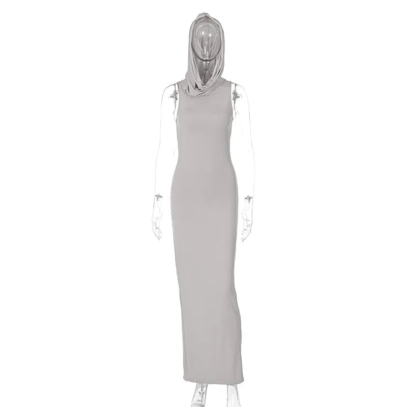 Hooded Maxi Dress