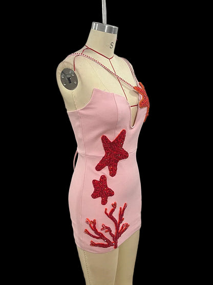 Star Shaped Mini Dress