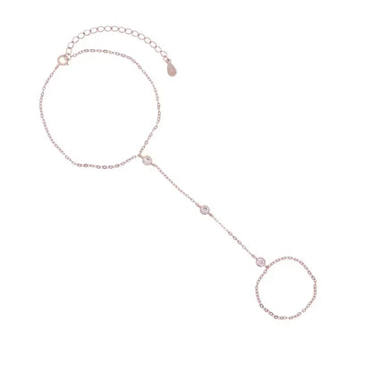 Charm Ring Wrist Bracelet