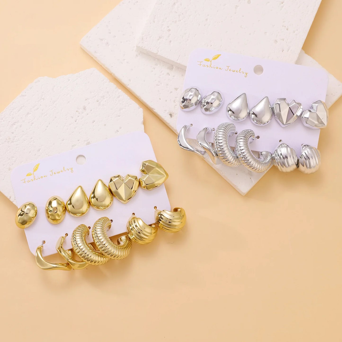 12Pcs Vintage Earrings Set