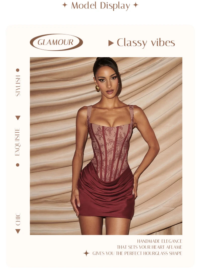 Bodice Corset Mini Dress