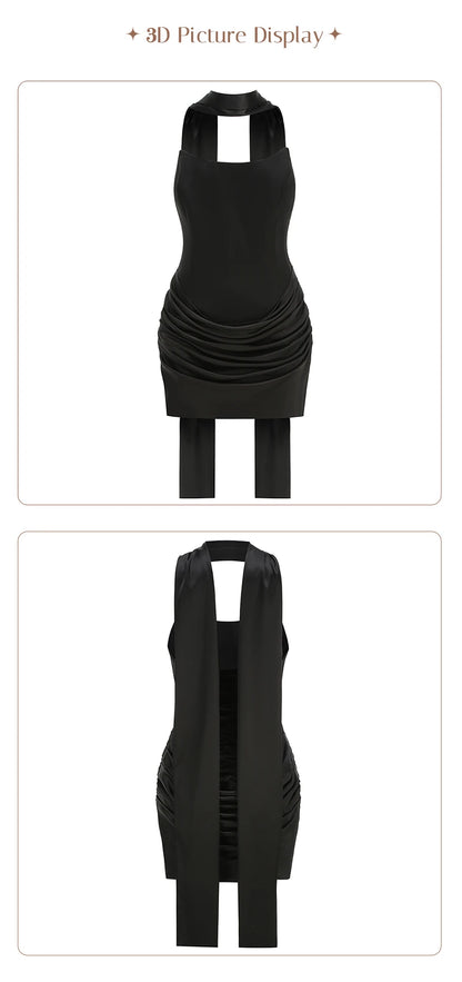Sadie Satin Corset Mini Dress