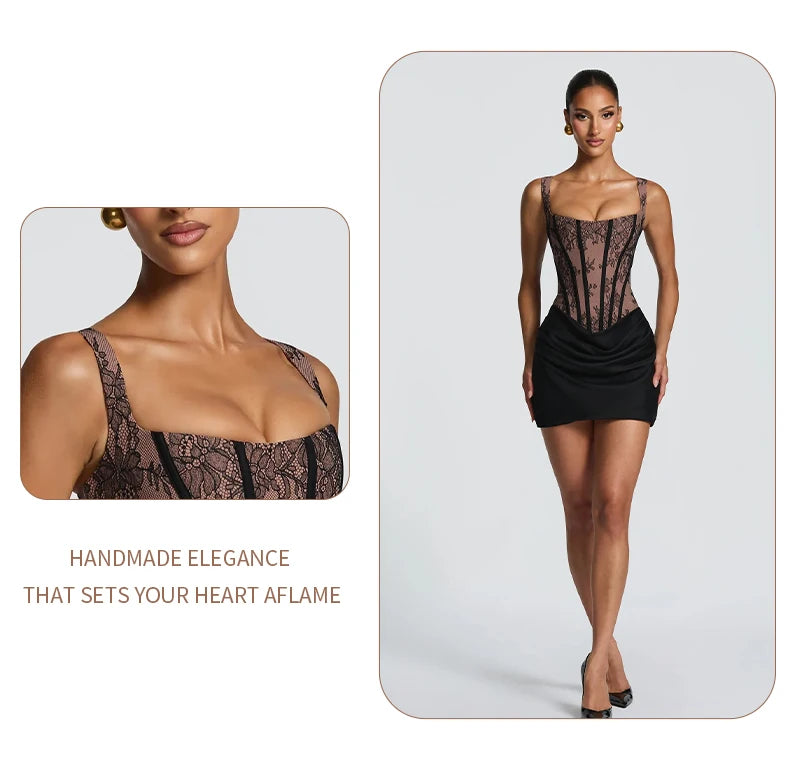 Bodice Corset Mini Dress