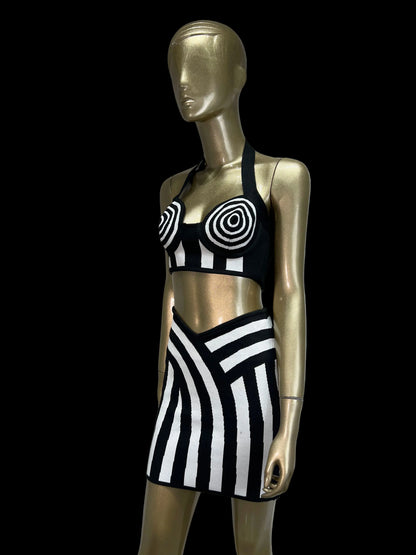 Theresa Bandage Skirt Set