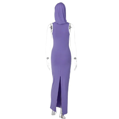 Hooded Maxi Dress