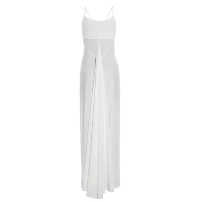 Liza Backless Draped Maxi Dress