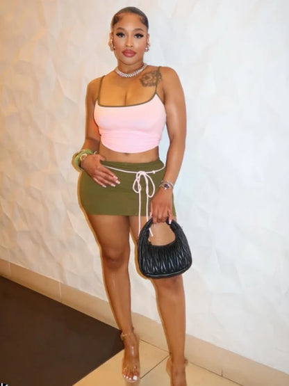 Tisha Mini Skirt Set