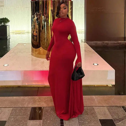 Linsey Turtleneck Maxi Dress