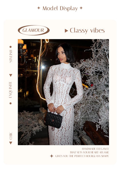 Eleeza Corset Maxi Dress