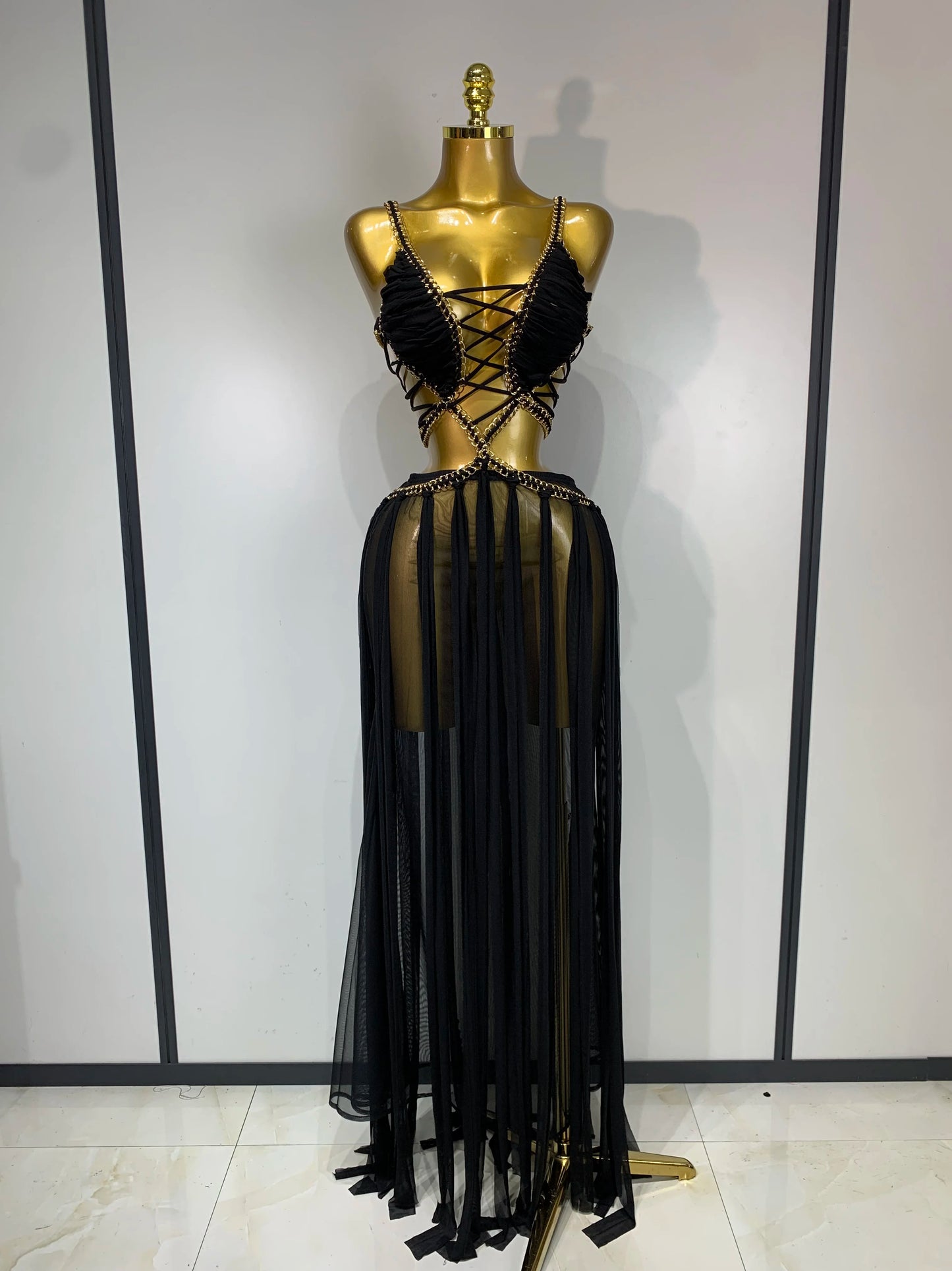 Celena Backless Maxi Dress