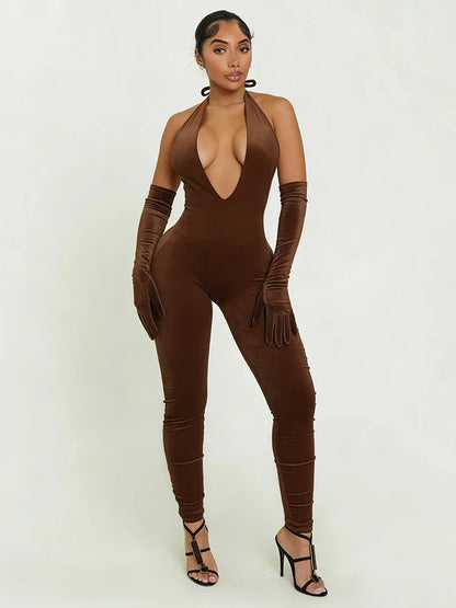 Shelli V-Neck Jumpsuit