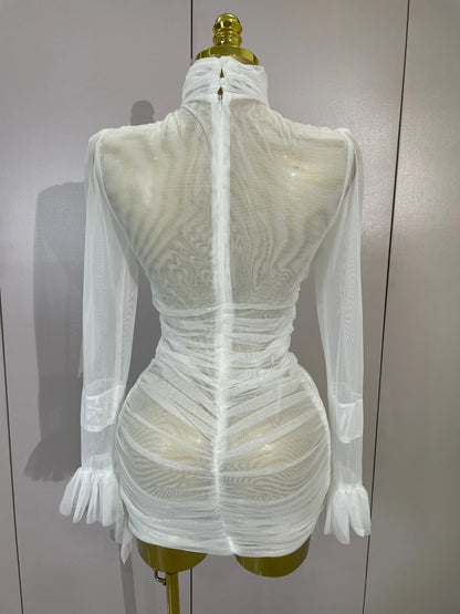 Lexina Ruffle Mini Dress