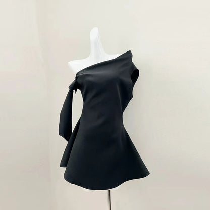 Jazmyne One-Shoulder Mini Dress