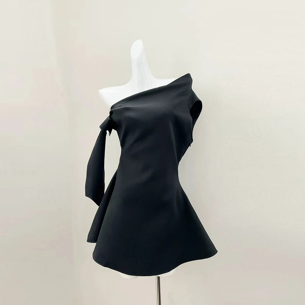 Jazmyne One-Shoulder Mini Dress