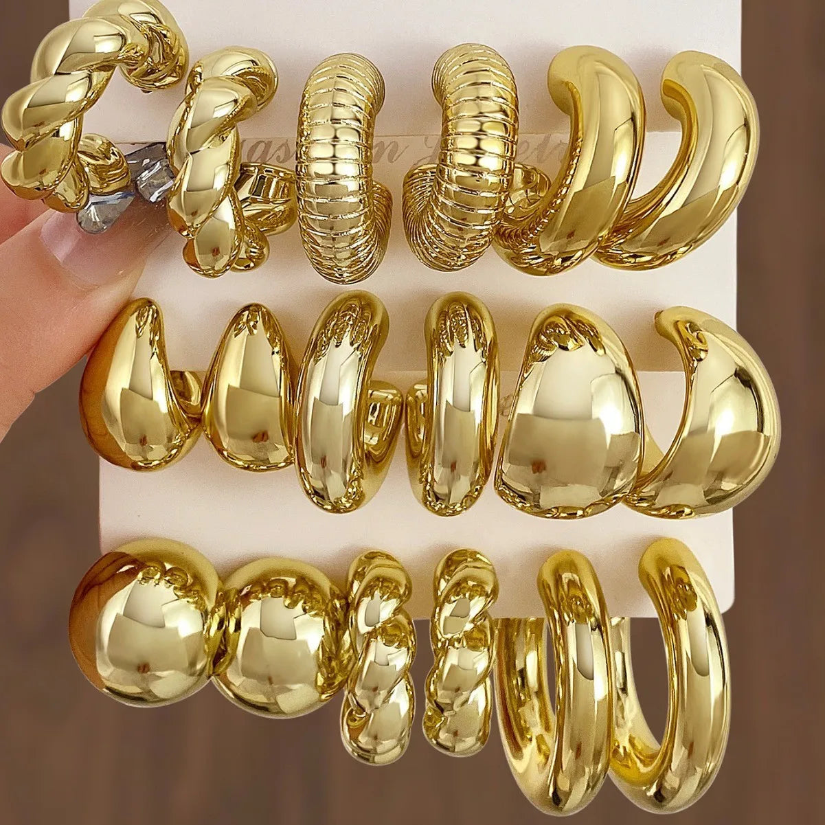 Chunky  Vintage Drop Earring