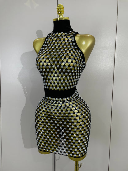 Autty Mesh Mini Dress
