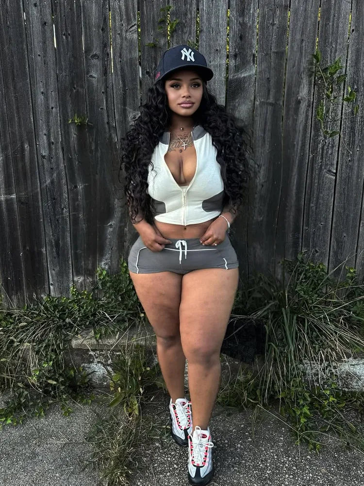 Abby Tracksuit Short Set