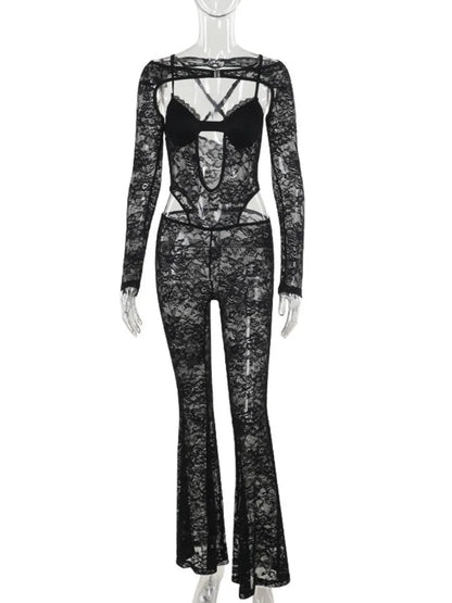 Vibrant Lace Jumpsuit