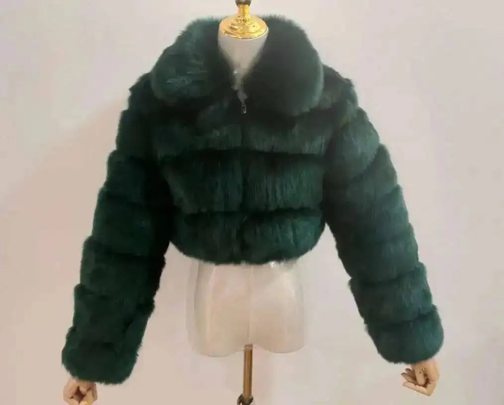 Lapel Fur Coat