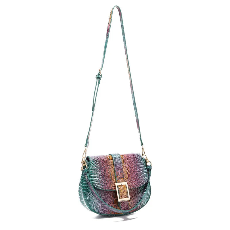 Reptile Pattern Crossbody Bag