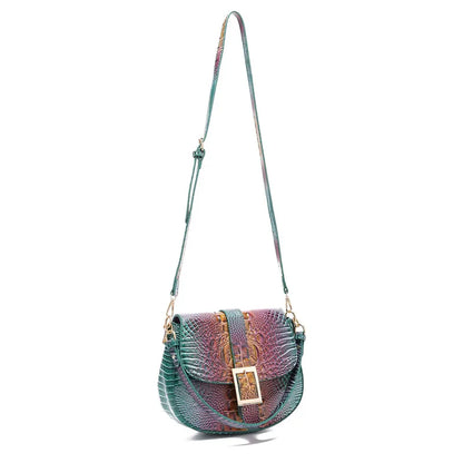 Reptile Pattern Crossbody Bag