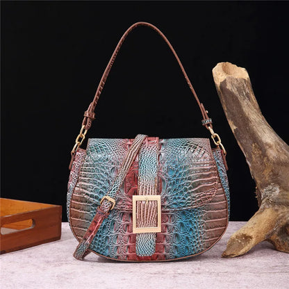 Reptile Pattern Crossbody Bag
