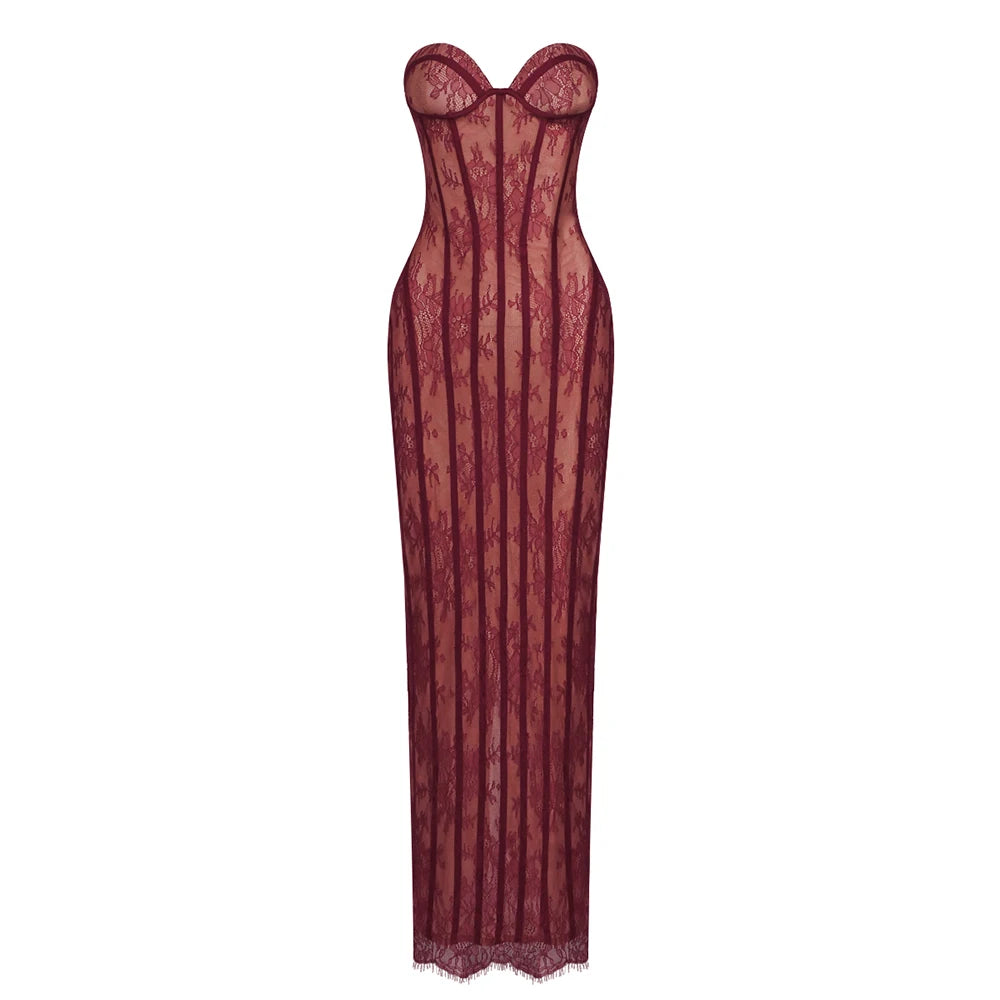 Kerry Corset Bustier Maxi Dress