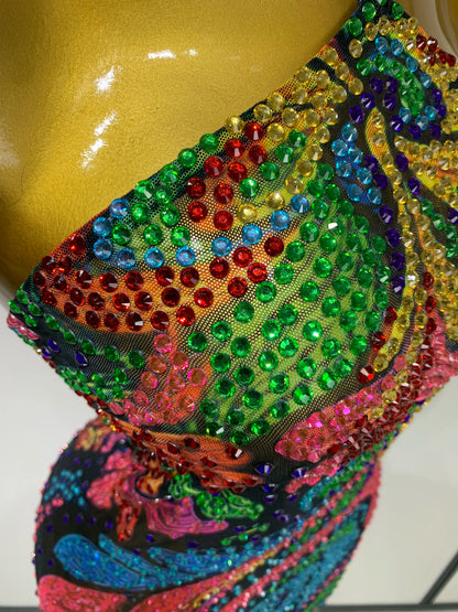 Vibrant Mini Dress