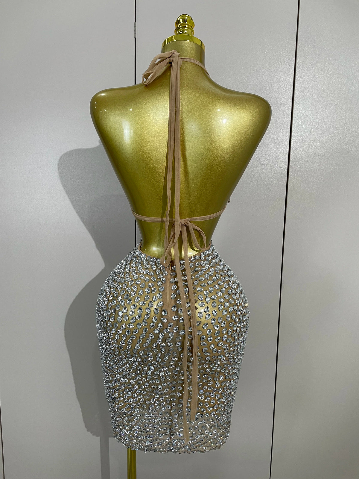 She Sparkle Mesh Mini Dress