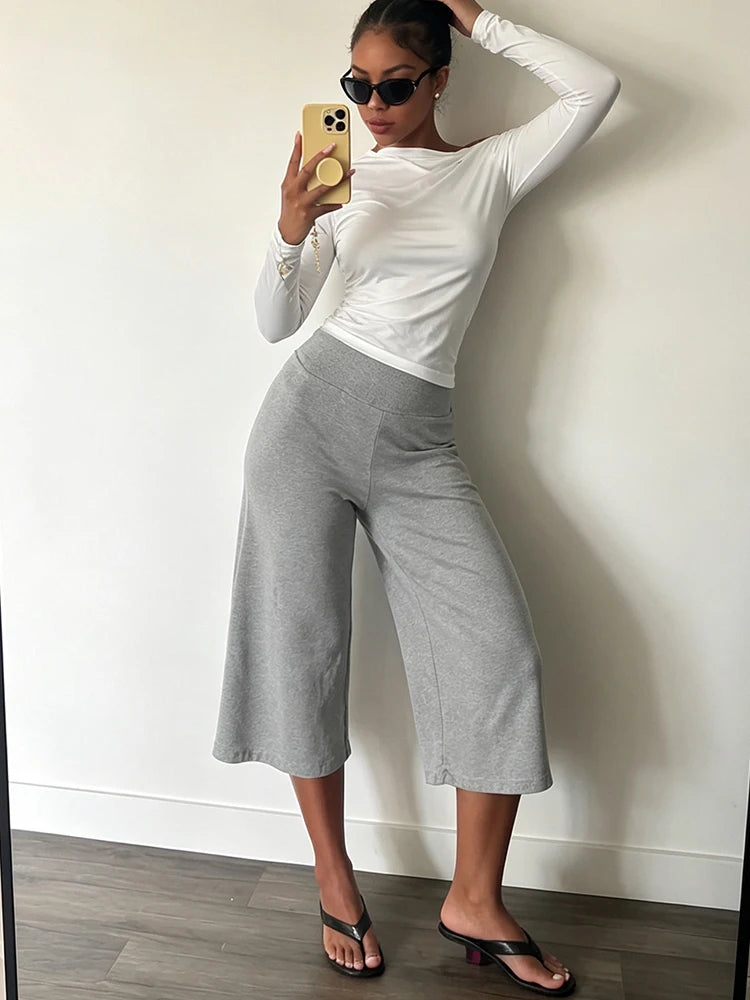 Anita Crop Pants Set