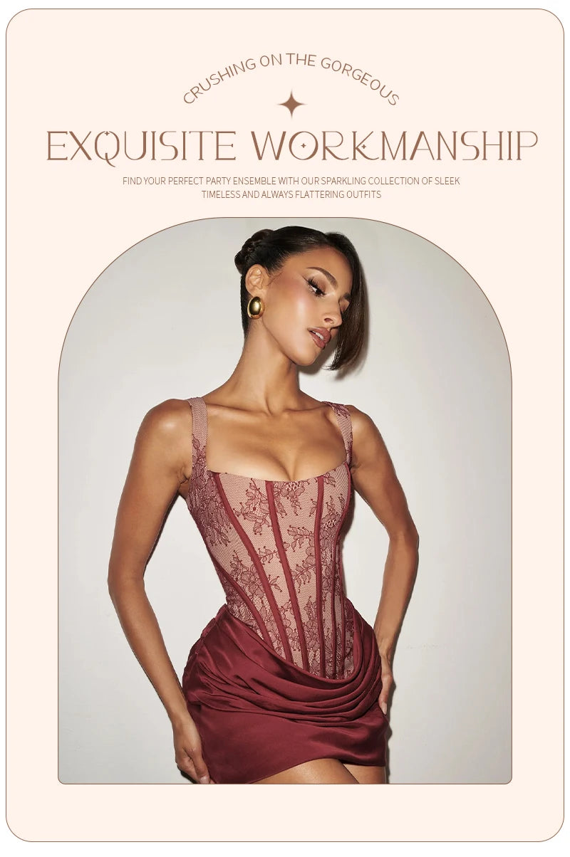 Bodice Corset Mini Dress