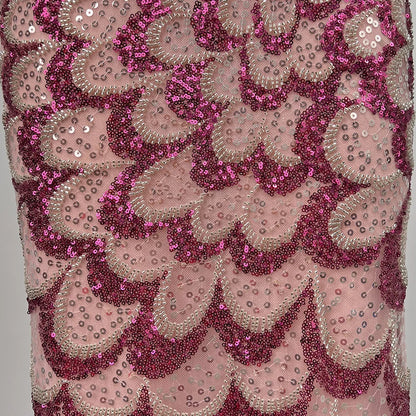 Chic Sequins Mermaid Maxi Dress