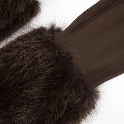 Solange Fur Jumpsuit