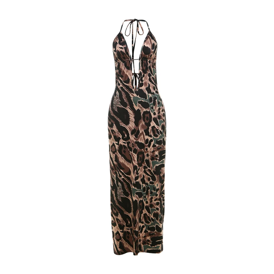 A Leopard Bodycon Dress