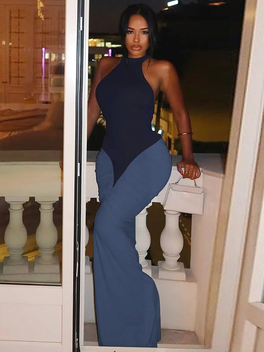 Priscilla Ruched Maxi Dress