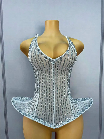 Lizzy Rhinestone Tube Top