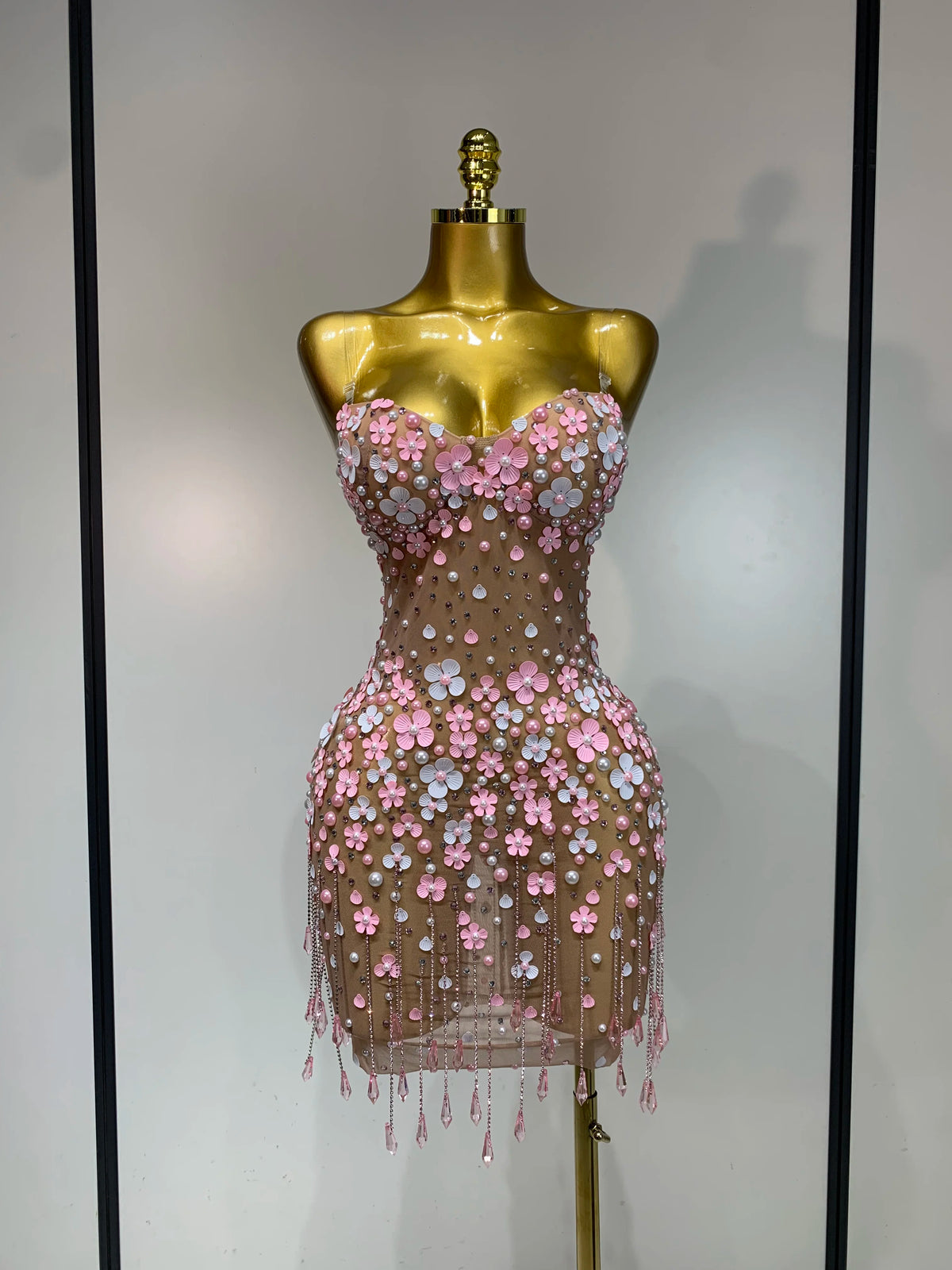 Shawnie Mesh Mini Dress